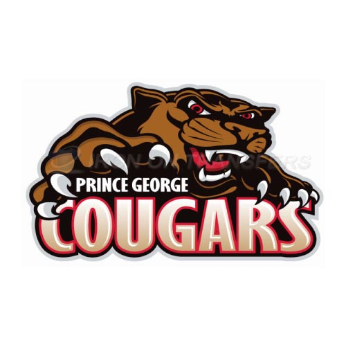 Prince George Cougars Iron-on Stickers (Heat Transfers)NO.7534
